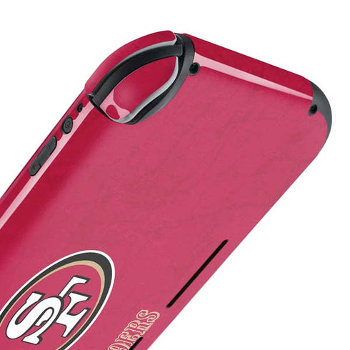 NFL San Francisco 49ers Distressed Nintendo Switch Lite Skin